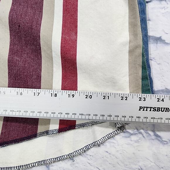 Wrangler Brushpopper Shirt MENS 16.5-34 Striped Western VINTAGE 90s X-Long Tails - Picture 4 of 11